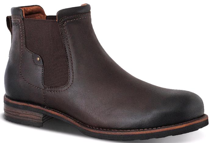 MACKLIN - Dark Brown Men's Leather Boot - Ferracini Shoes Australia