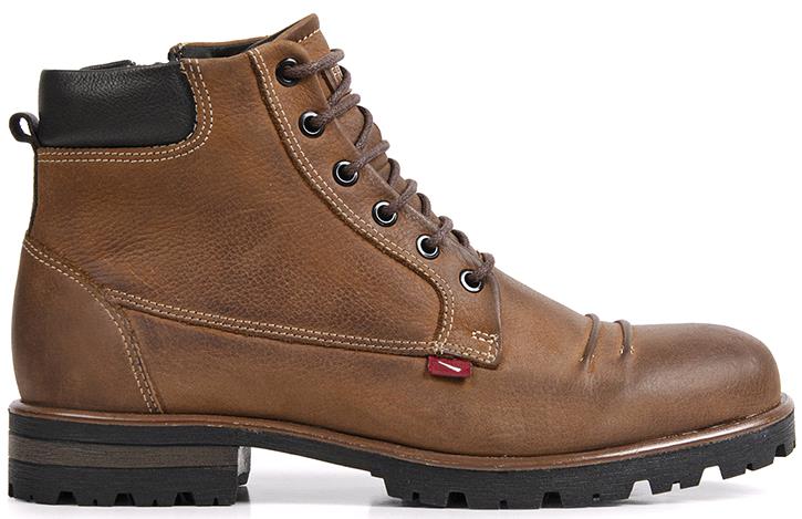 QUANLAN - Brown Men's Leather Lace Up Boots - Ferracini Shoes Australia