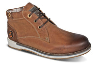 TREVOR - Brown Men's Leather Lace Up Boots - Ferracini Shoes Australia