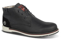 TREVOR - Black Men's Leather Lace Up Boots - Ferracini Shoes Australia