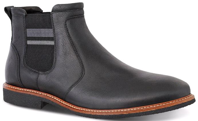 RACER - Black Men's Leather Boots - Ferracini Shoes Australia