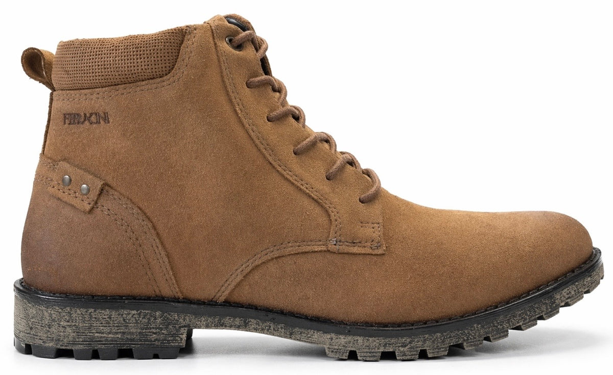 Ferracini Landy Rugged Nubuck Leather Lace-Up Boot - Ferracini Shoes Australia