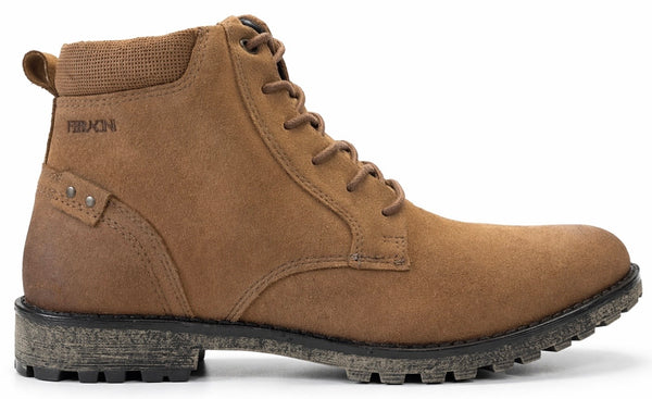 Ferracini Landy Rugged Nubuck Leather Lace-Up Boot - Ferracini Shoes Australia