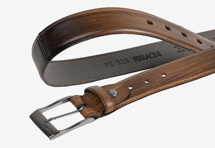 Ferracini Brushed Leather Belt FC329