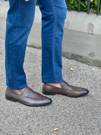 Ferracini Calvin Slip On Leather Shoe - Ferracini Shoes Australia