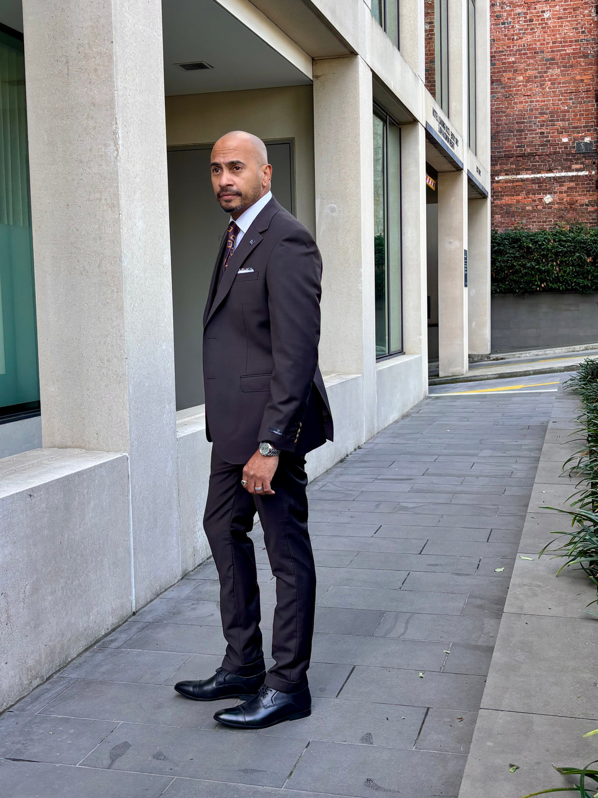 Ferracini Carlos – Classic Leather Cap-Toe Lace-Up Shoe - Ferracini Shoes Australia