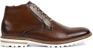 GEOFFREY - Brown Leather Men's Boots - Ferracini Shoes Australia