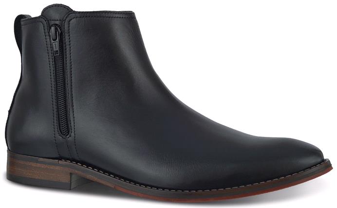 Ferracini Ibrahim Zip Up Leather Boot - Ferracini Shoes Australia