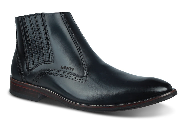 Ferracini Itzel Side Zip Leather Boot - Ferracini Shoes Australia