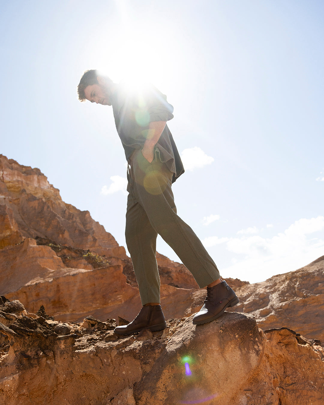 Ferracini Laws Lace Up  Leather Boot - Ferracini Shoes Australia