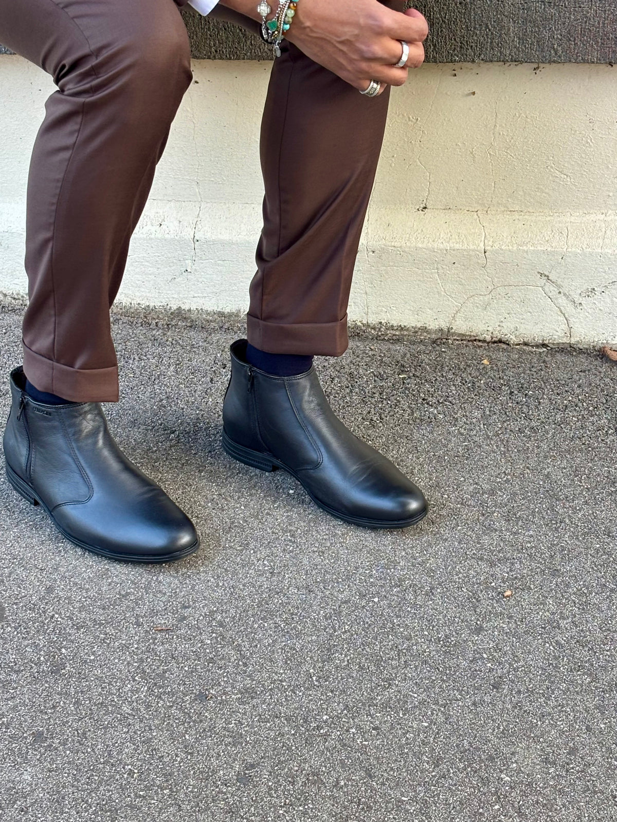 Ferracini March Zip Up Leather Boot - Ferracini Shoes Australia