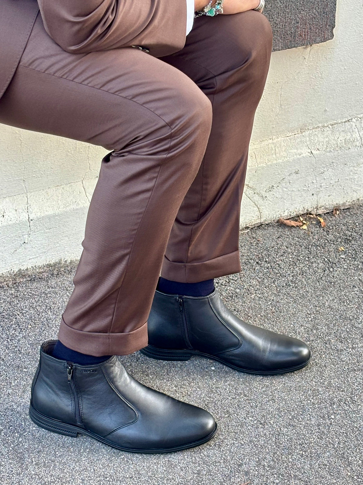 Ferracini March Zip Up Leather Boot - Ferracini Shoes Australia