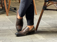 Ferracini Calvin Slip On Leather Shoe