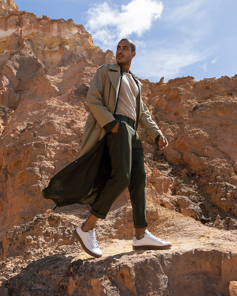 Ferracini Pino Lace Up Leather Sneaker - Ferracini Shoes Australia