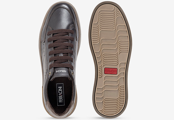 Ferracini Quintus Elastic Lace Leather Sneaker