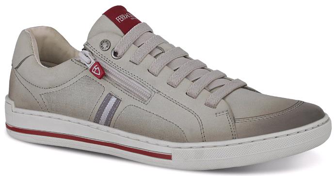 Ferracini Uziah Elastic Lace Up Leather Sneaker