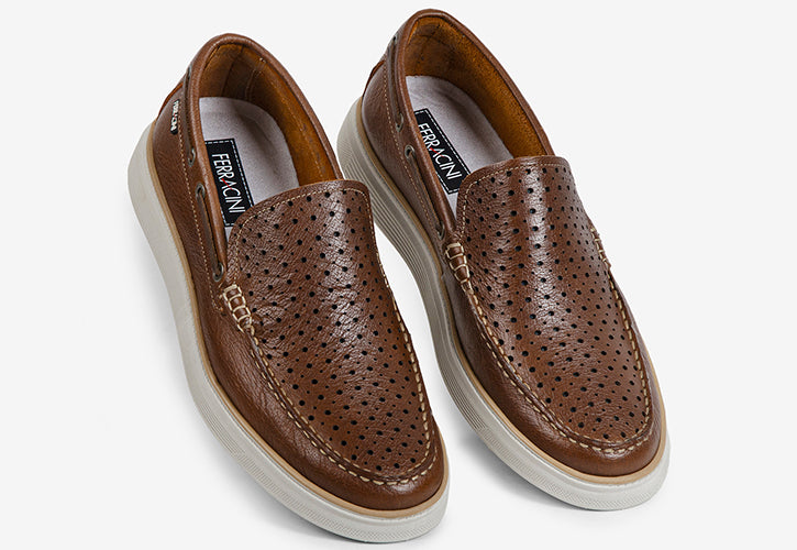 Ferracini Valen Slip On Leather Shoe