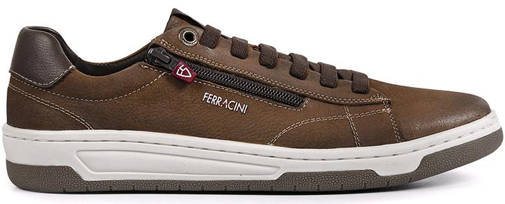 Ferracini Wilfred Elastic Lace Up Leather Sneaker - Ferracini Shoes Australia