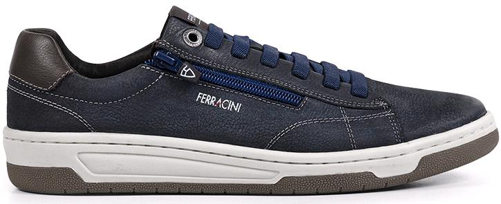 Ferracini Wilfred Elastic Lace Up Leather Sneaker - Ferracini Shoes Australia