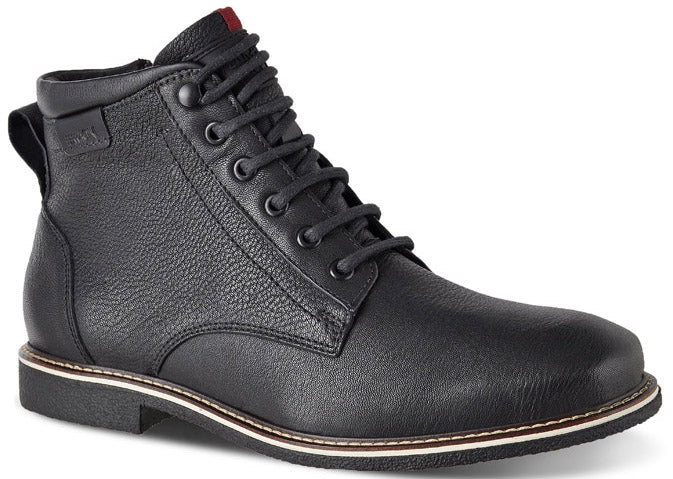 OSCAR - Black Men's Leather Lace Boots - Ferracini Shoes Australia